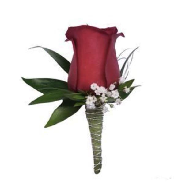 Rose Boutonniere  - Add-On Item — Not Available for Individual Purchase  This product is exclusively offered as an add-on item within our wedding packages and is not available for individual sale.Please note if this is ordered your order will be cancelled, and your money will be refunded.