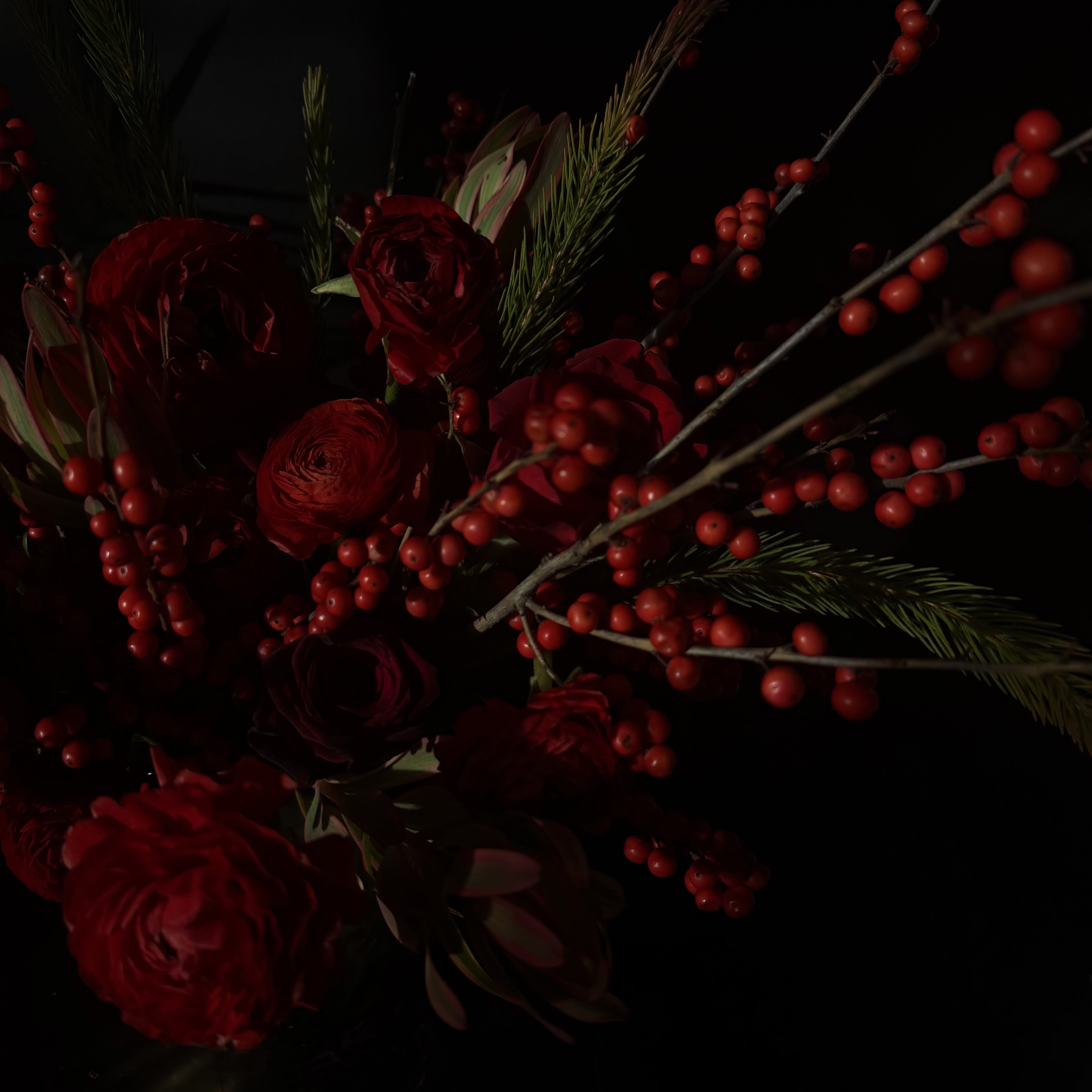 12/20 - Holiday Floral Arranging Workshop - Saturday, December 20th · 5:00–6:30 PM -  $95 per person  Get into the holiday spirit with a hands-on floral workshop designed to celebrate the season in style. Using a vibrant, festive seasonal palette and lush winter greenery, you’ll create a stunning arrangement perfect for your home or as a thoughtful gift. We’ll guide you through techniques for layering, shaping, and styling your blooms so your arrangement feels artful, full, and festive. All materials and tools are provided — no experience necessary,  just bring your creativity and love of flowers. Leave with a beautiful, holiday-ready arrangement that captures the warmth and joy of the season. 