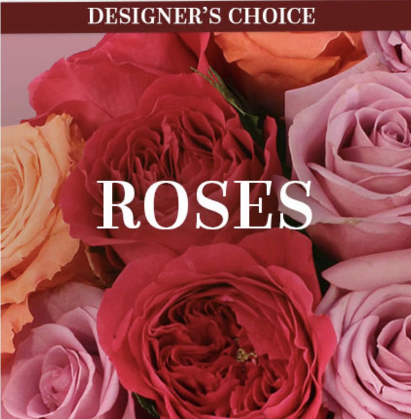 Designers choice ROSES - It’s a beautiful twist on a romantic classic.  Impress the one you love with our Designer’s Choice Roses arrangement. Show them how much you care with an arrangement that’s full of this floral favorite! You’ll have them feeling lovely just like these flowers.