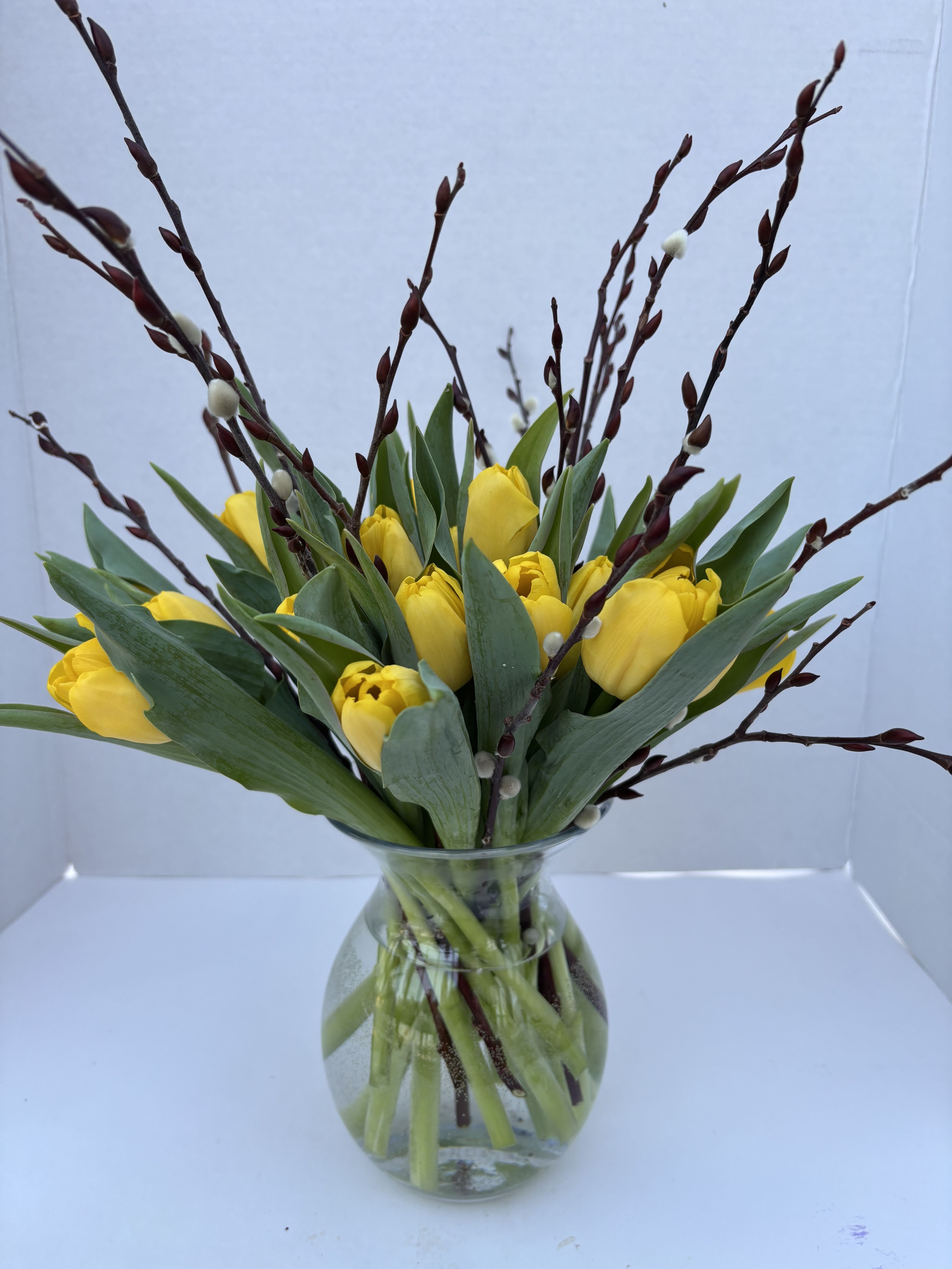 Lovely Lemon Tulips - Bright lemon yellow tulips bring the sunshine on the dreariest day.  