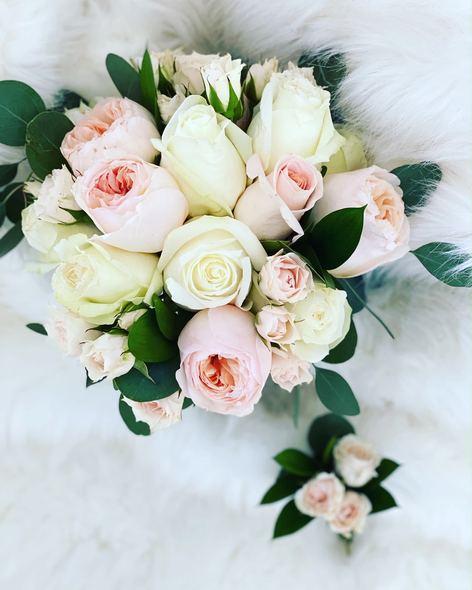 Bridal bouquet and Boutonniere set ™ in Doral, FL | Doral Orchids Florals \u0026  Events, image size:1512x1890