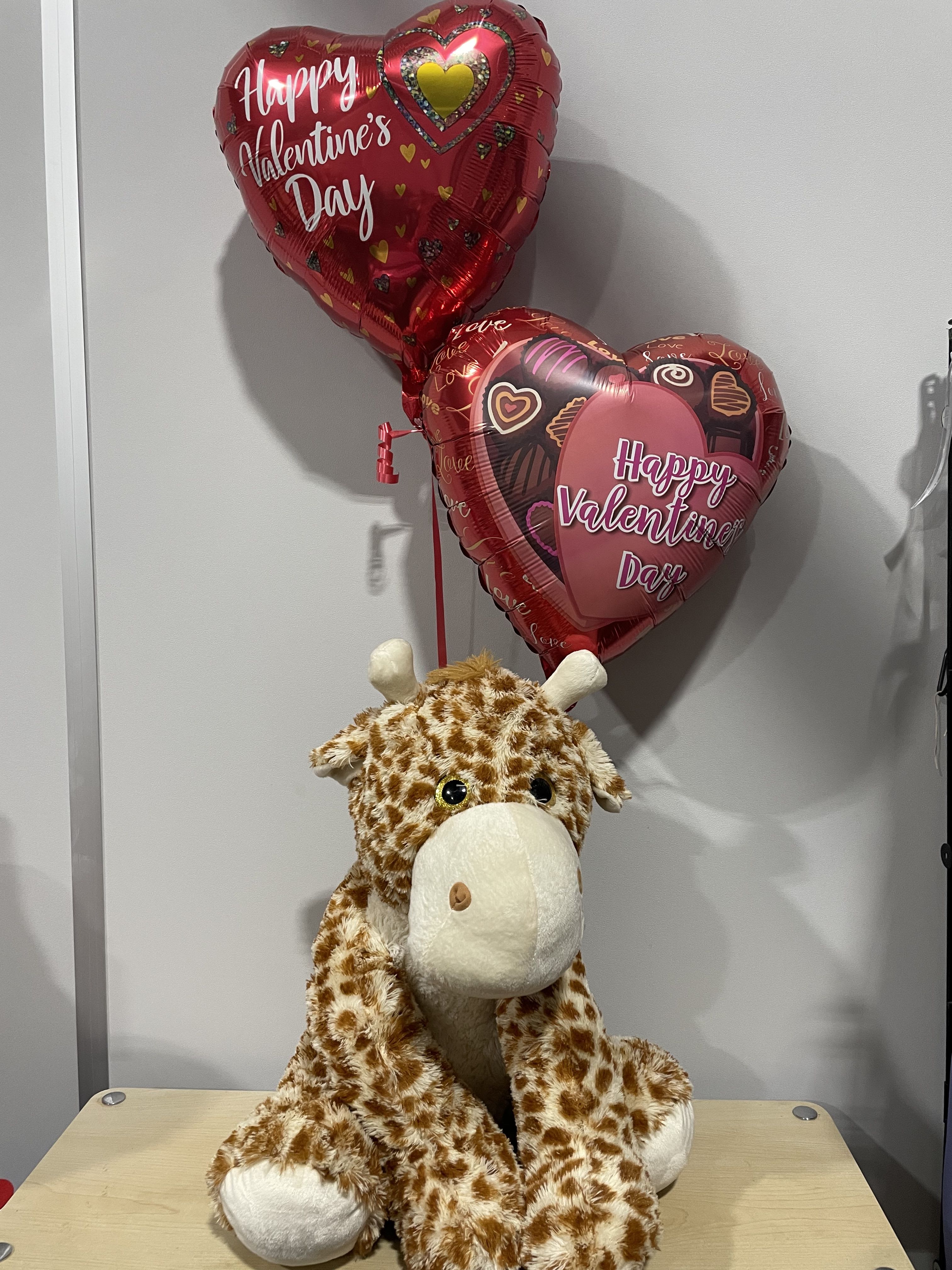 XL Valentine Giraffe - As shown 