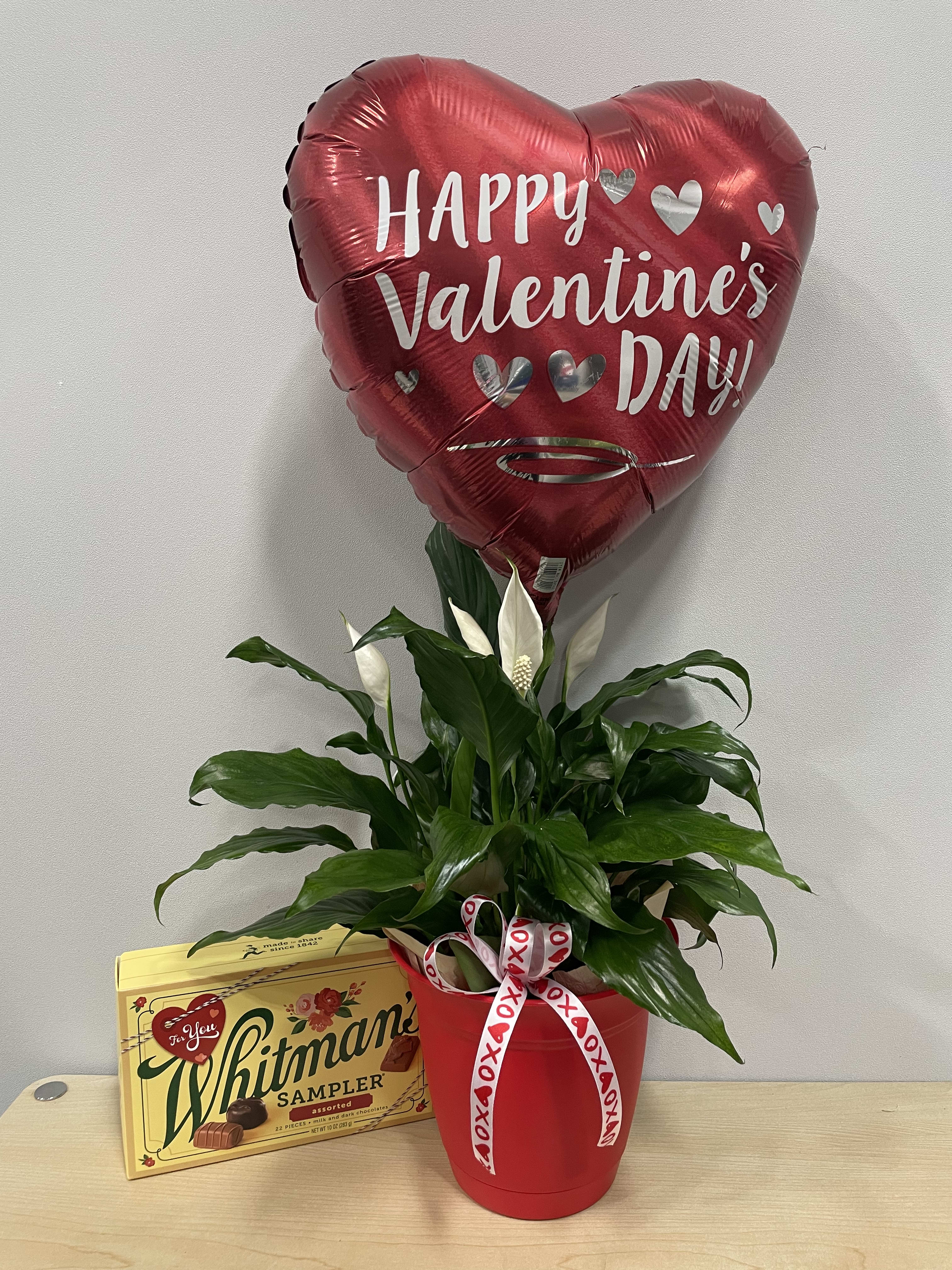 Valentine Planter &amp; Chocolates - As shown 