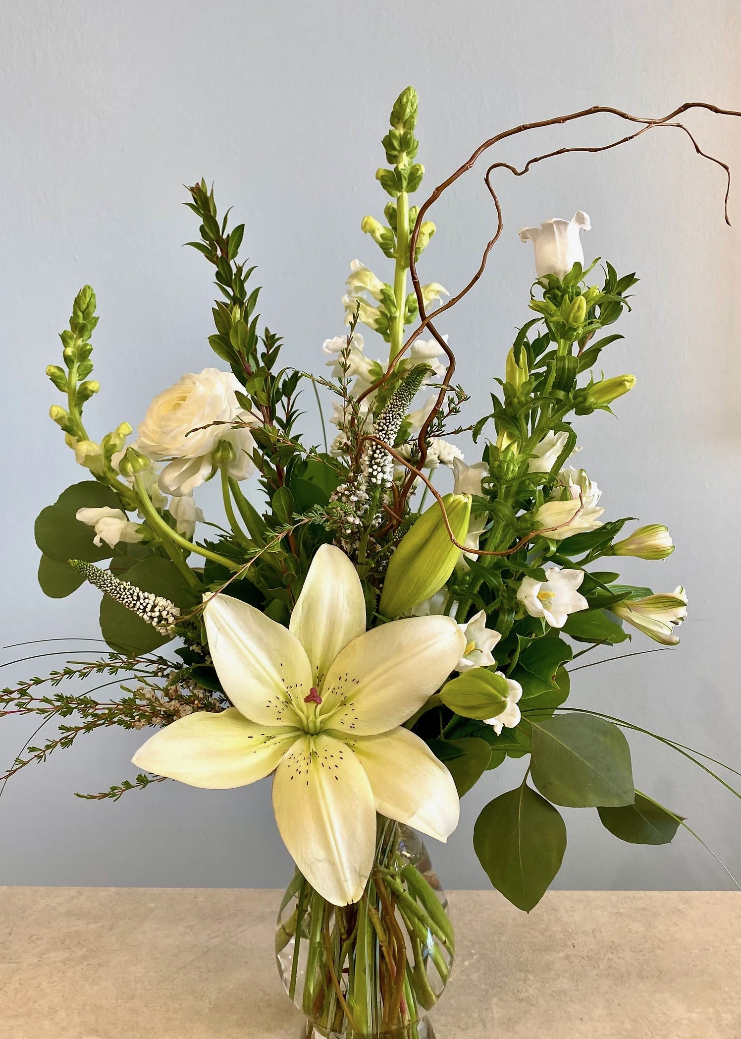 Sympathy #1  - A basic yet stunning floral arrangement for a funeral.