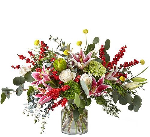 Wilds of Winter Bouquet - There's nothing like finding this Wilds of Winter Bouquet at your doorstep. This enchanting arrangement is overflowing with floral variety and is guaranteed to be a luxurious gift for your loved ones.