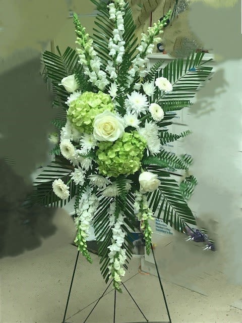 Standing Spray / White - All white