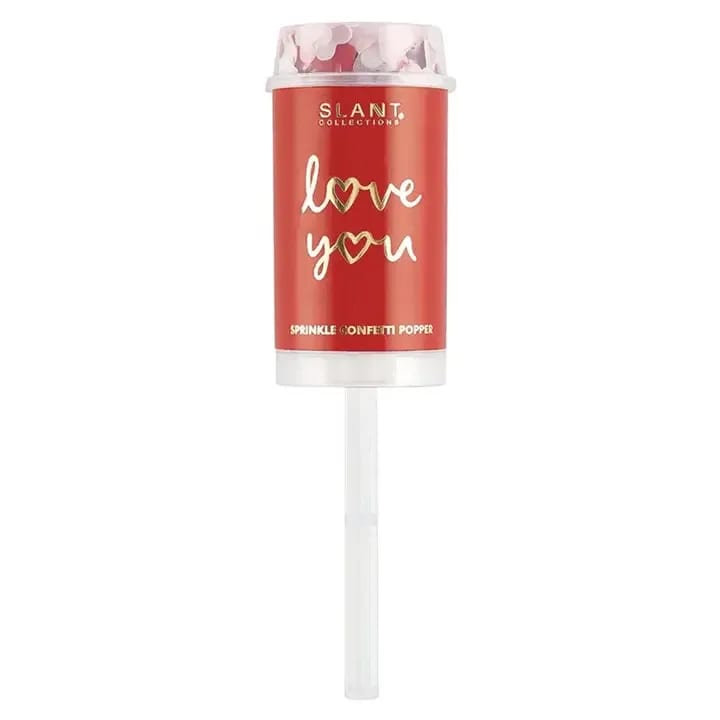 Slant Love You Party Popper - A sure way to make a statement of how you feel!