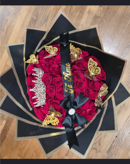 Ramo buchon #08 - Bouquets that will steal your heart for every special occasion, with personalized ribbon.