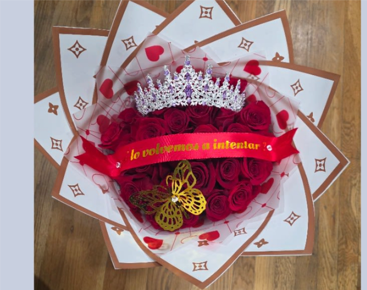 Ramo buchon #09 - Bouquets that will steal your heart for every special occasion, with personalized ribbon.