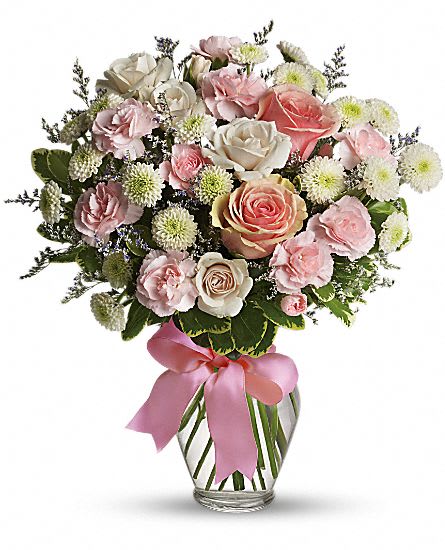 Cotton Candy - Pale pinks and white