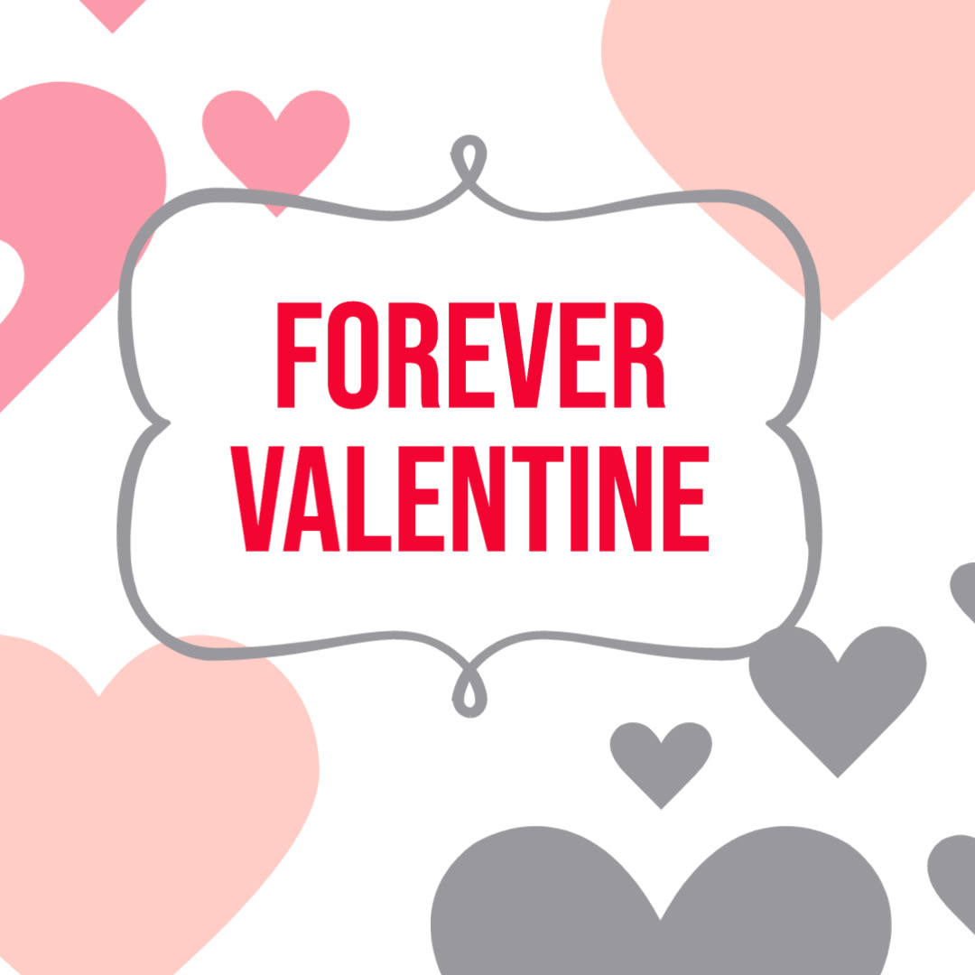 Forever Valentine - Bud Vase and a 1 small stuffed animal