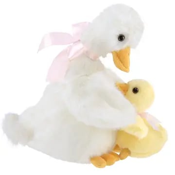 Downie Duckie - This sweet duckie is a soft cuddle addition that features a mothers love!