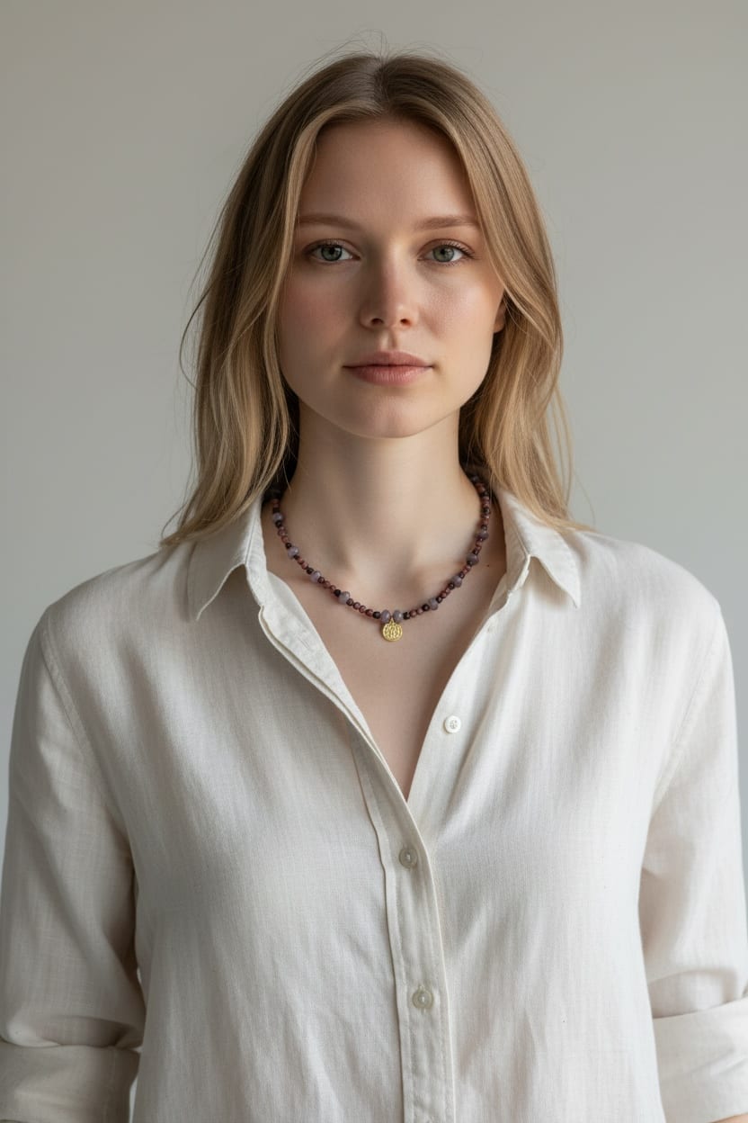 EARTH NECKLACE - 100% NATURAL STONES