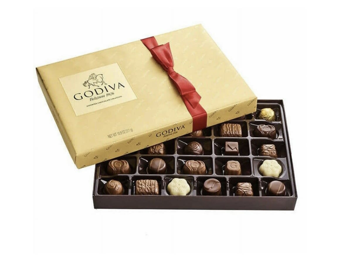 Godiva Chocolate Box  - 10.9 oz chocolate box of Godiva. 