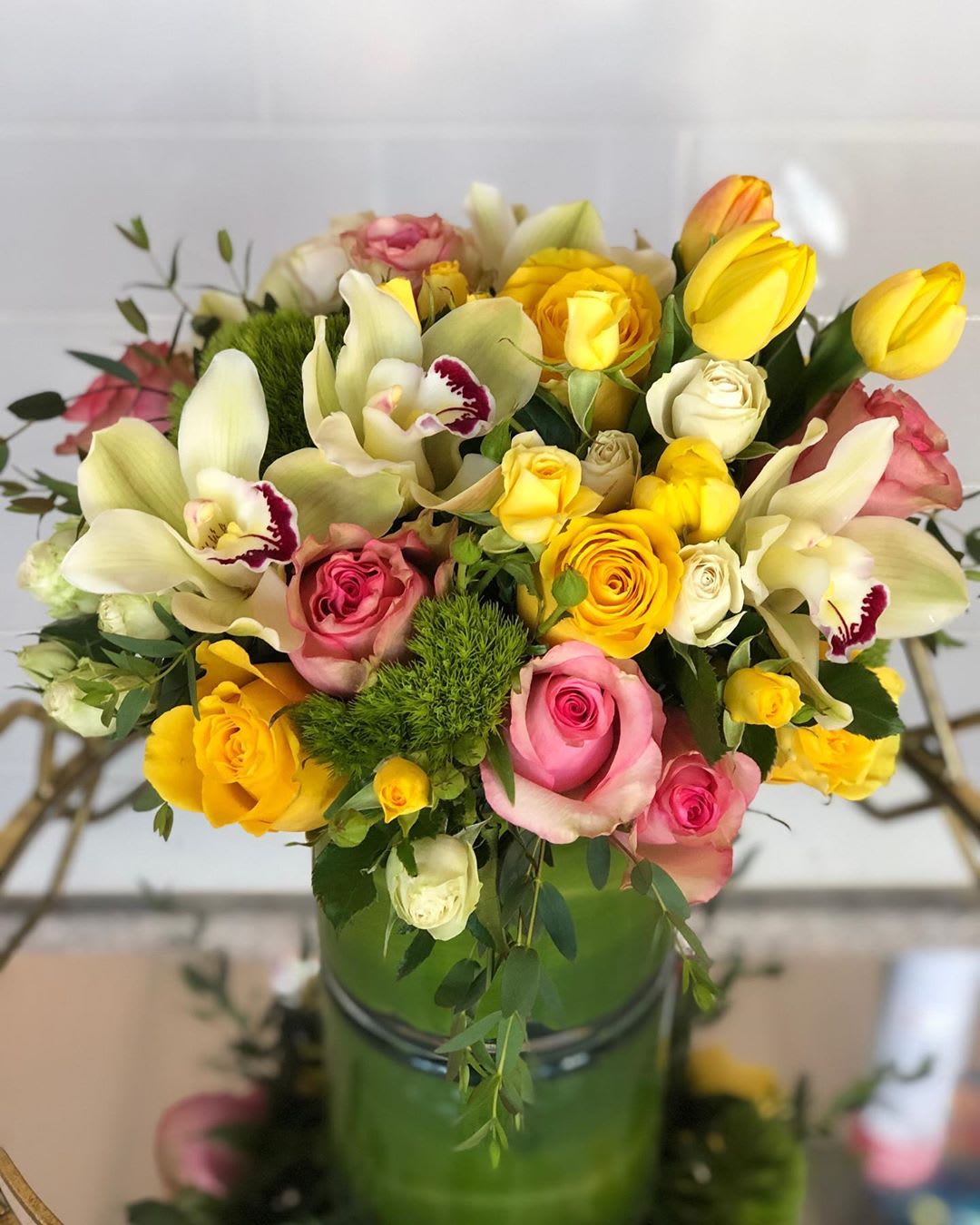 Blossoms in Vogue  - High-fashion flowers for the style-minded!  - includes orquids, roses, spray roses, tulips 