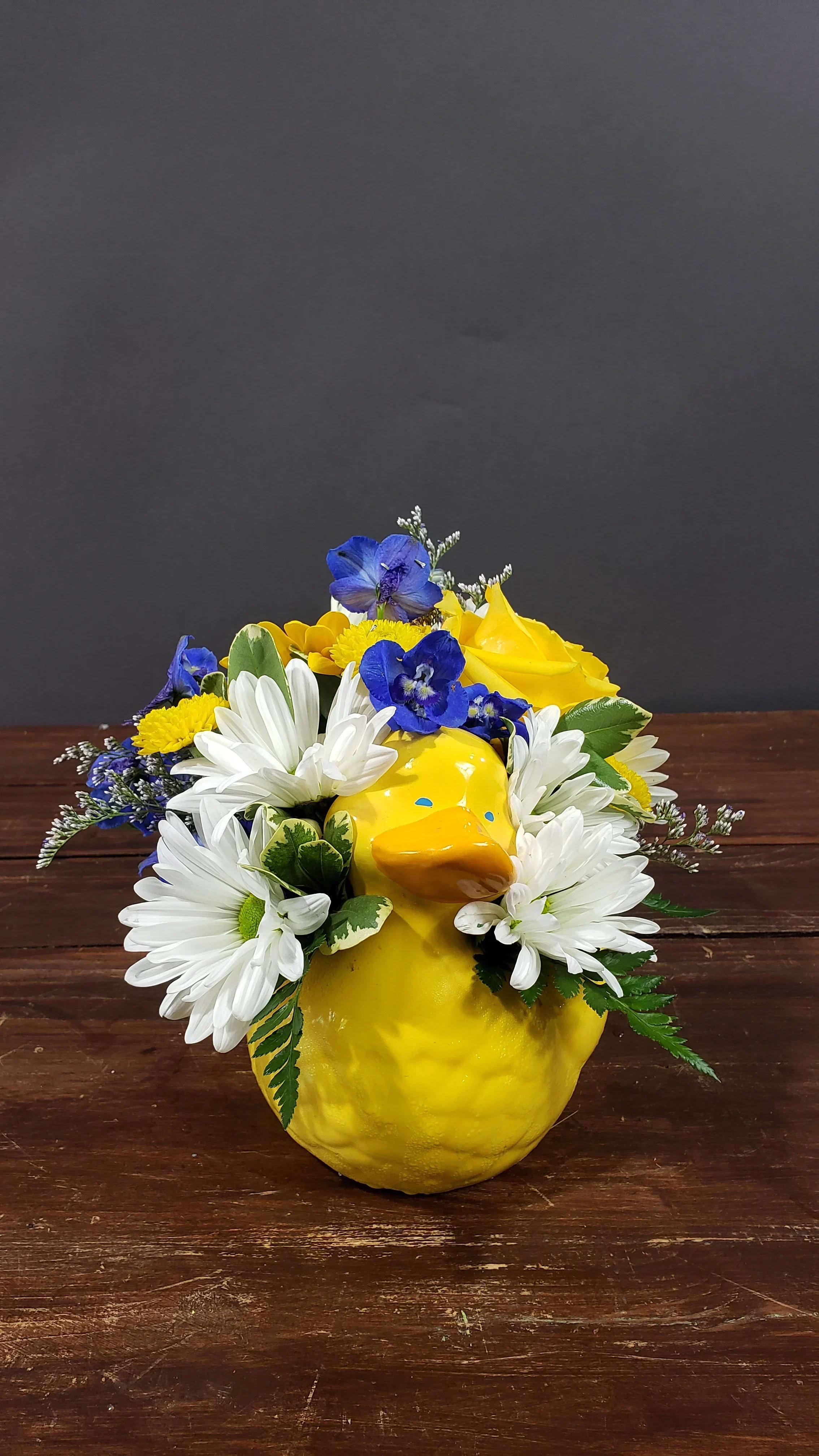 A Little Surprise - You can request different colors to be used for the arrangement, whether you prefer pinks, reds, blues, yellows, let us know so you can surprise the new family member with the desired colors!