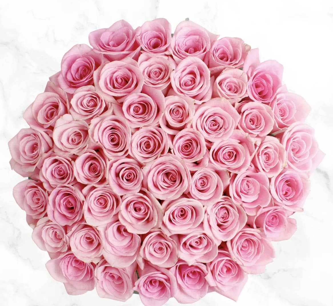 50 pink roses  - Perfect Valentines Day Gift !