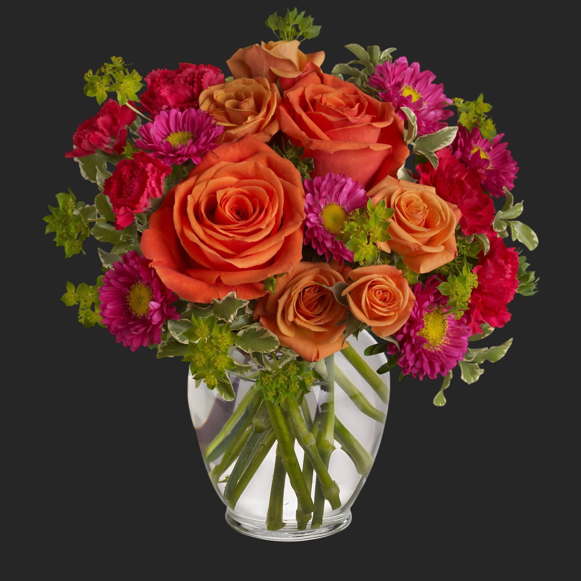 How Sweet It Is - How sweet it will be when this dazzling arrangement arrives at someone's door. Very vibrant. Very vivacious. And very, very pretty.