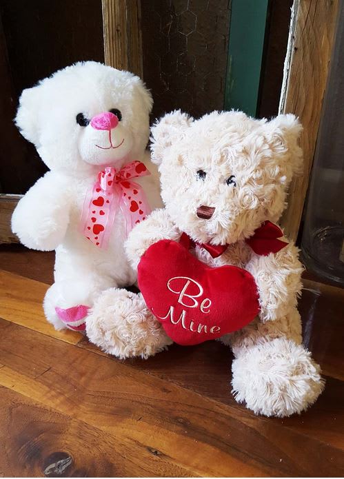 MEDIUM – Valentine’s Day Stuffed Animal -   Make their Valentine’s Day with a cute Medium Sized Stuffed Animal from Artistic Ambiance! Either send alone or with an arrangement for that added special touch.  *Medium sized stuffed animal. May differ from one pictured. 