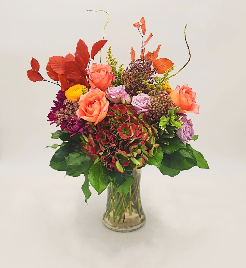 Fantasy Fall by Darla - A whimsical fall arrangement.