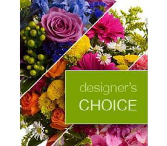 Designer's choice - roses, carnations, hydrangea, daisy pompon, stock,alstroemeria. 