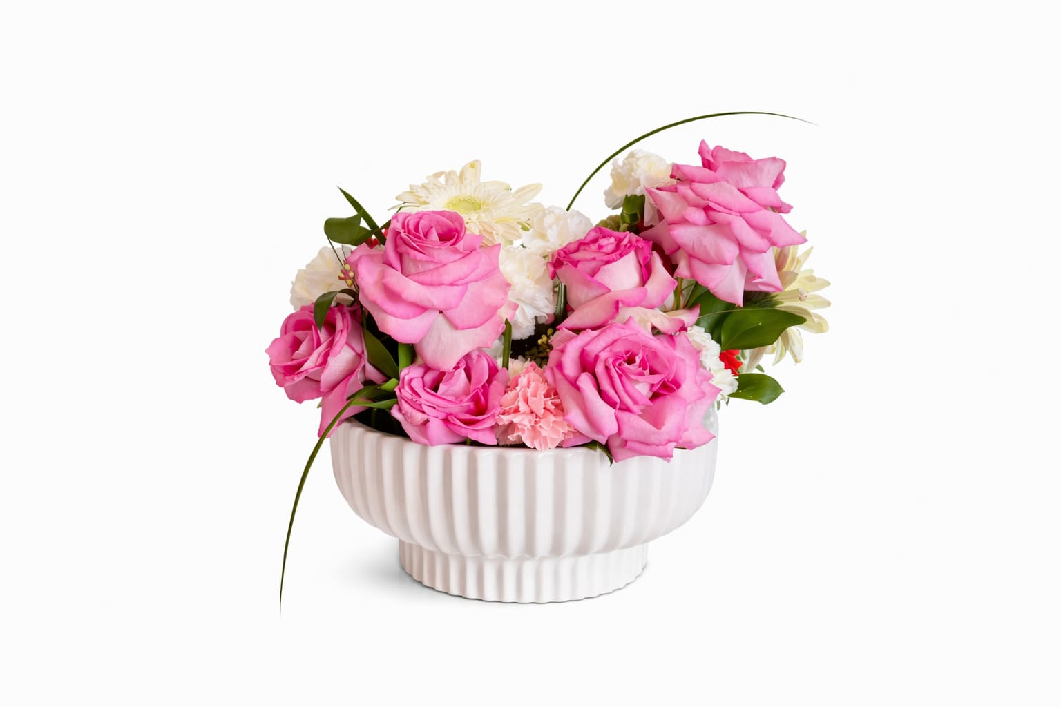 Vase Versa - Unique Collection 1 - Our Vase Versa Collection pairs hand-selected flowers with stylish vases for a ready-to-display gift. Long-lasting, chic, and effortless — an elegant solution for gifting or personal décor.  Each creation is designed by our ÂmFleur team using seasonal blooms, ensuring harmony, freshness, and timeless style.   Includes:  Glass or ceramic vase (depending on size)  Fresh seasonal flowers  Signature ÂmFleur ribbon  Perfect for: Gifting, home decoration, anniversaries, or simply elevating your everyday space.