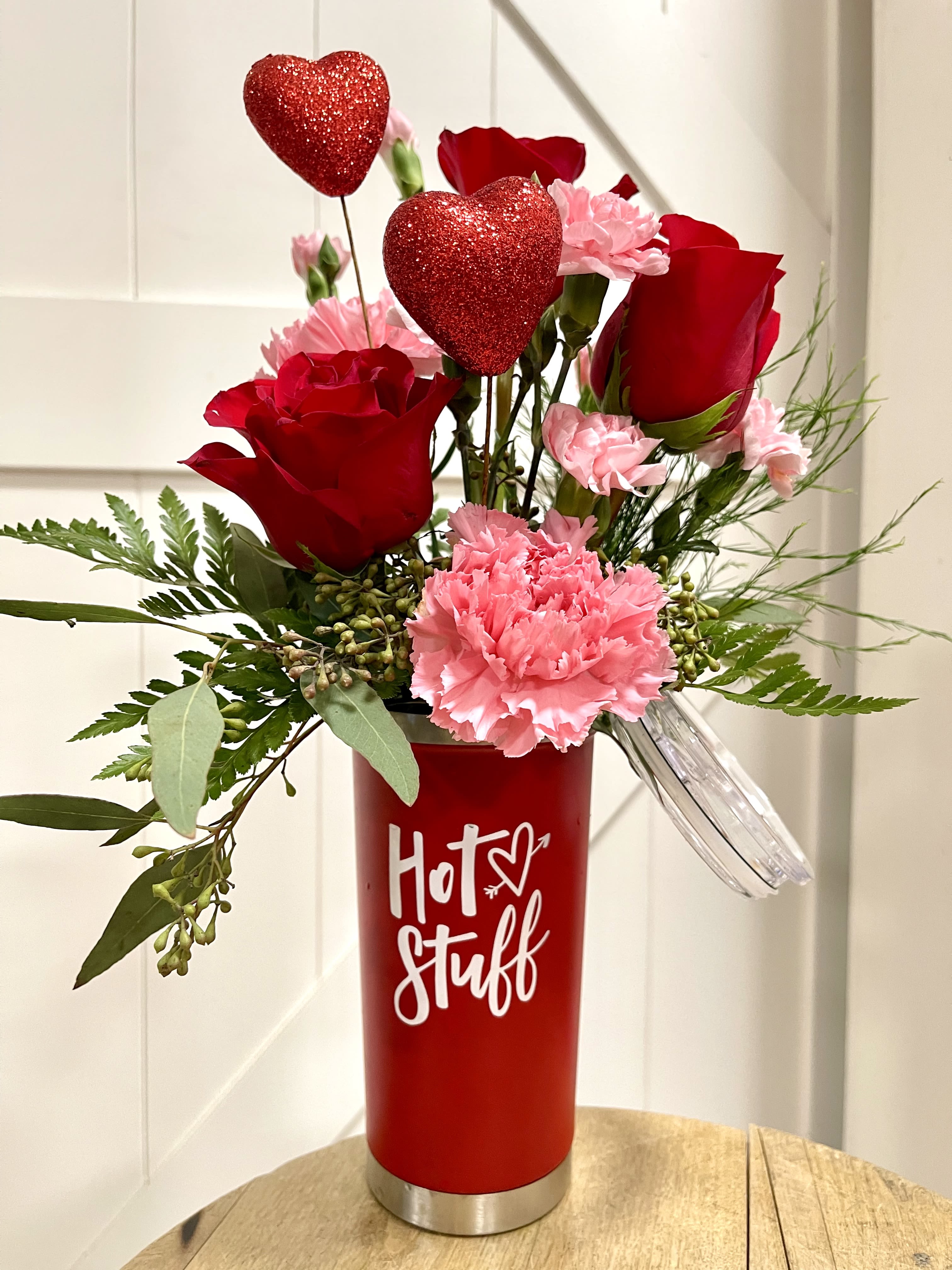 Legacy Hot Stuff Valentine Tumbler - Just in time for Valentine's Day, our Hot Stuff Tumbler filled with your favorite florals is the perfect gift that will continue to warm her heart.