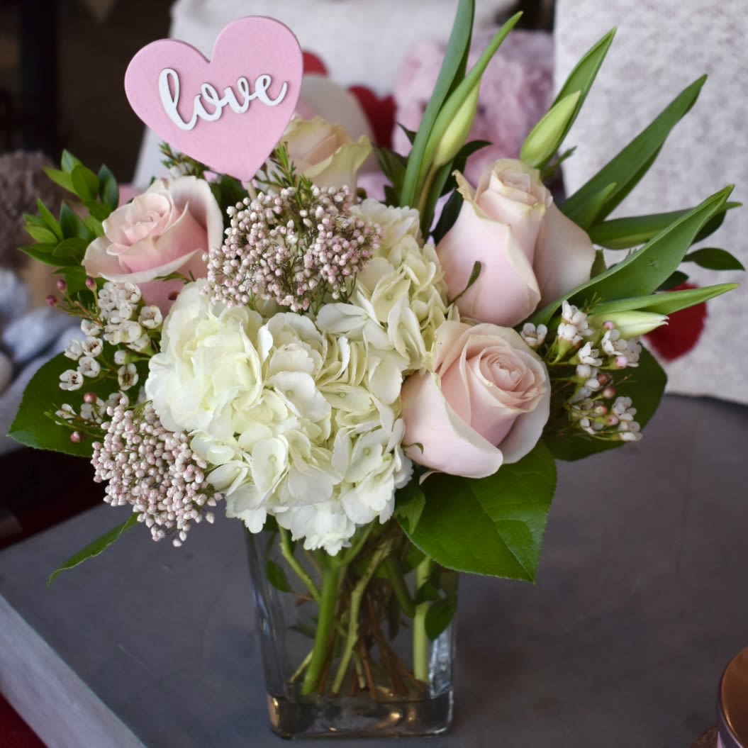 Dutch Love  - A combination of Tulips, Hydrangeas and Roses... simplistic love at its finest! 