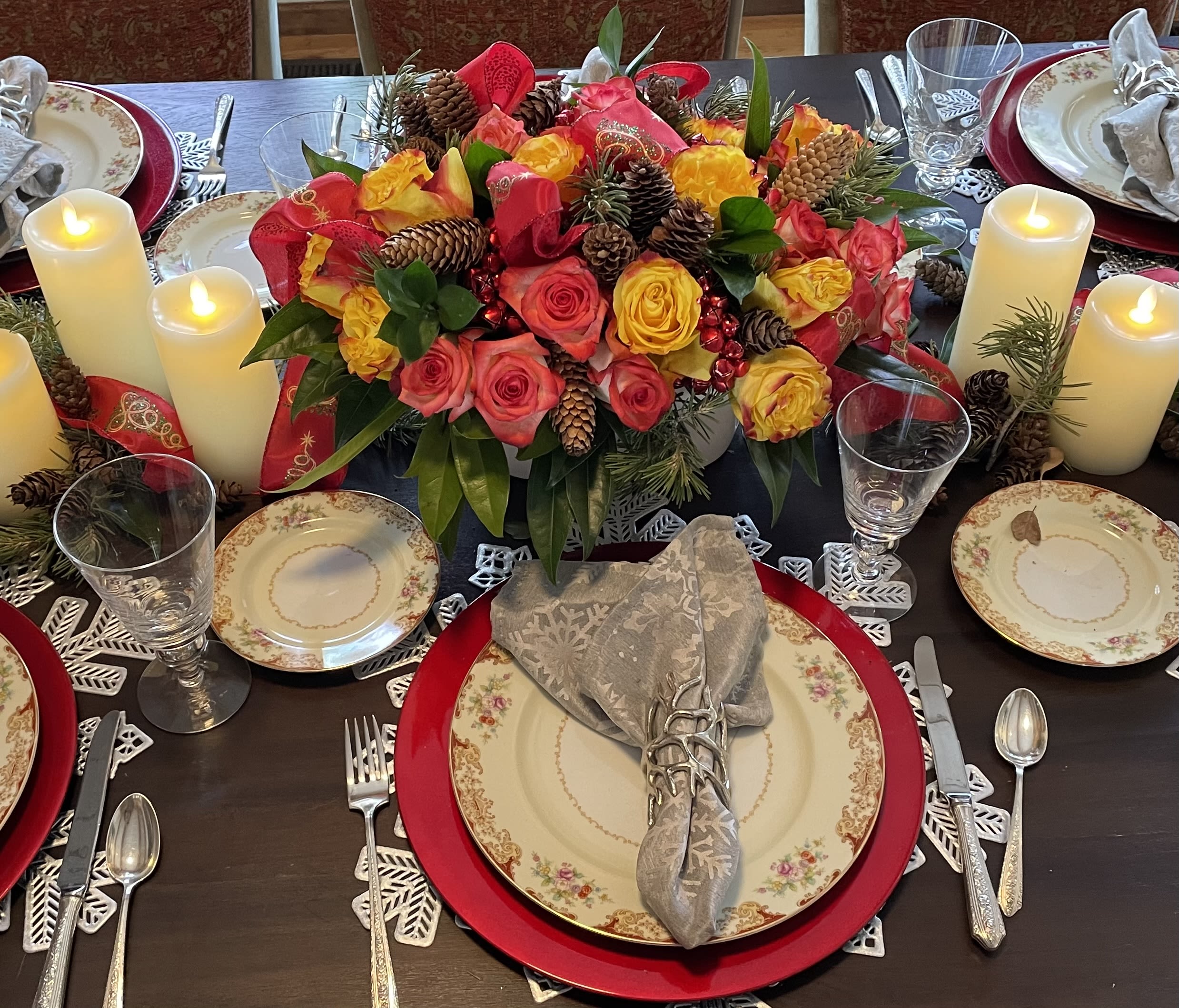 Gift For The Table - What a wonderful surprise for the hostess who entertains beautifully.  Centerpieces are available from $65.00 in an endless variety of flowers for any season. 