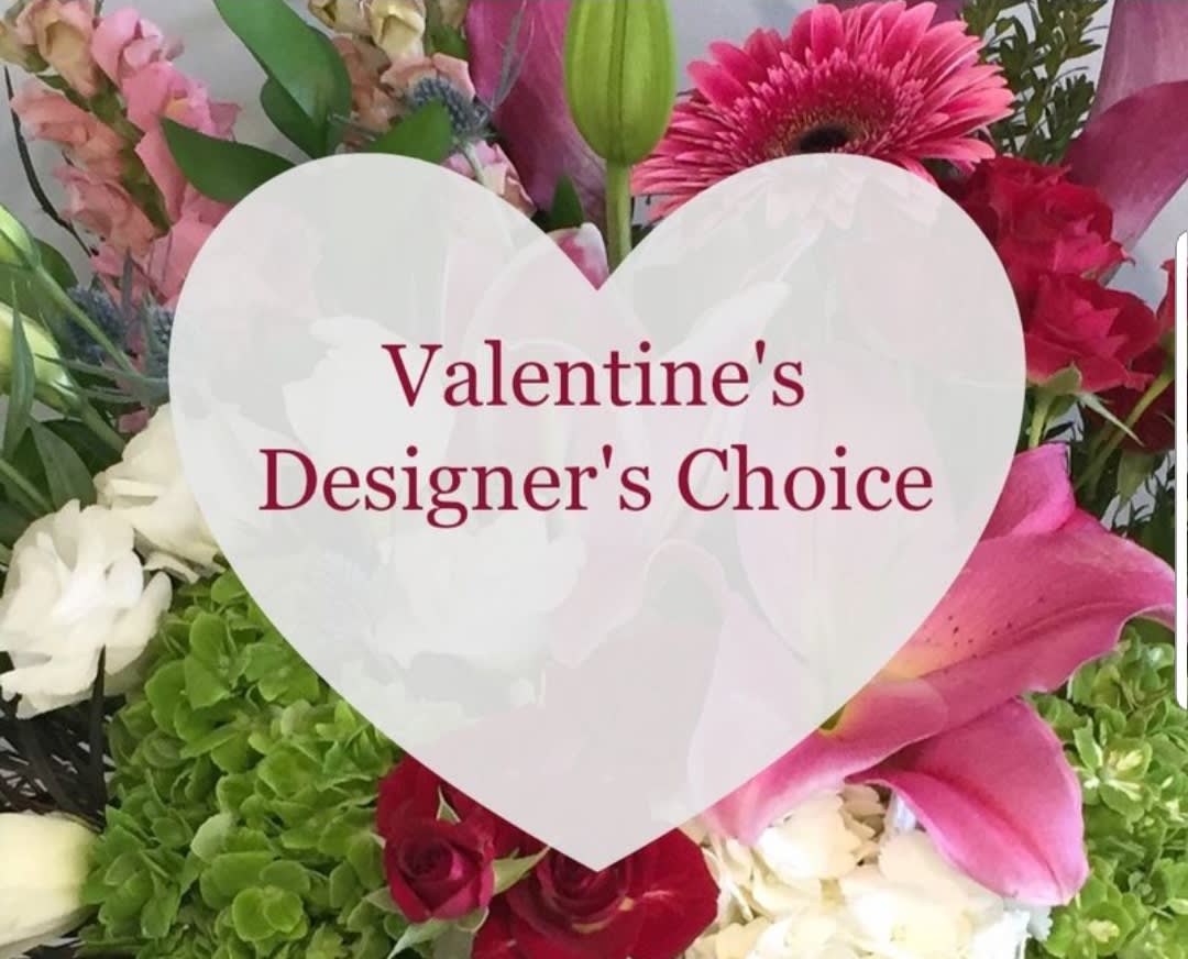 Designer choice  - Valentine's day colors.