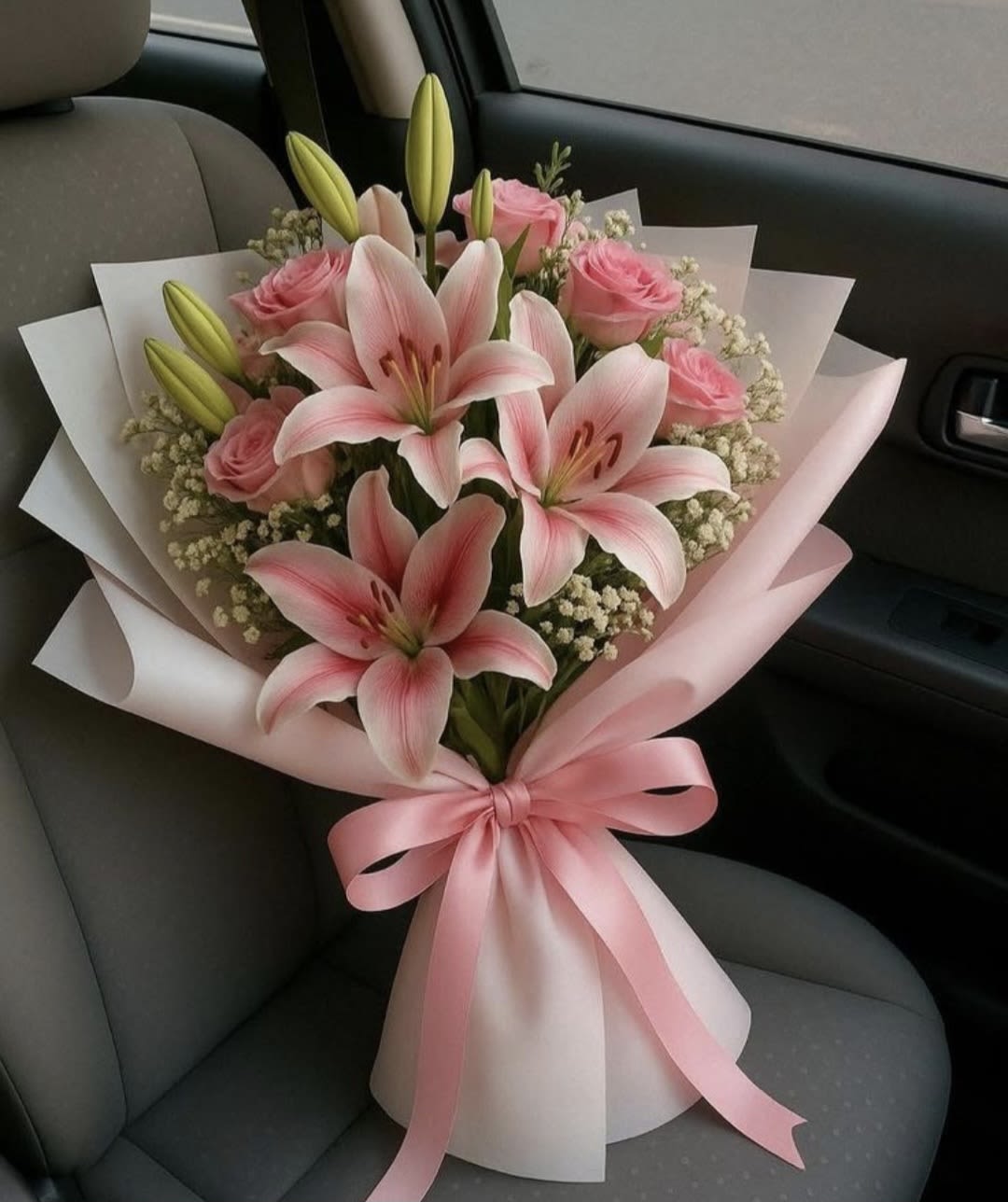 Las 15 Primaveras  - Arreglos florales finamente combinados con diferentes accesorios, Ramos de Flores sencillamente elegantes, todo con un toque tierno para los Quince o para ella.