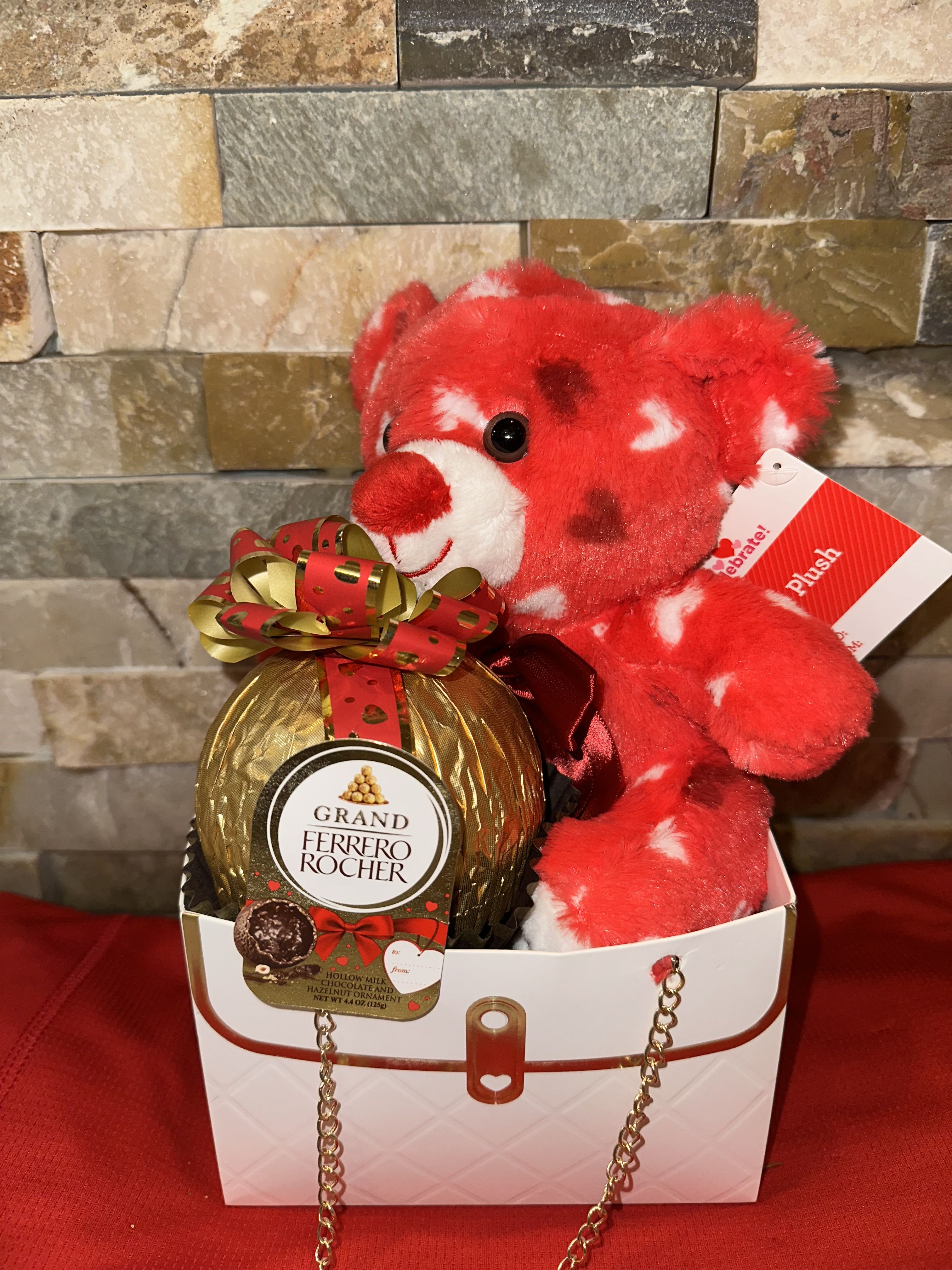 Perfect gift  - Chocolate and teddy bear