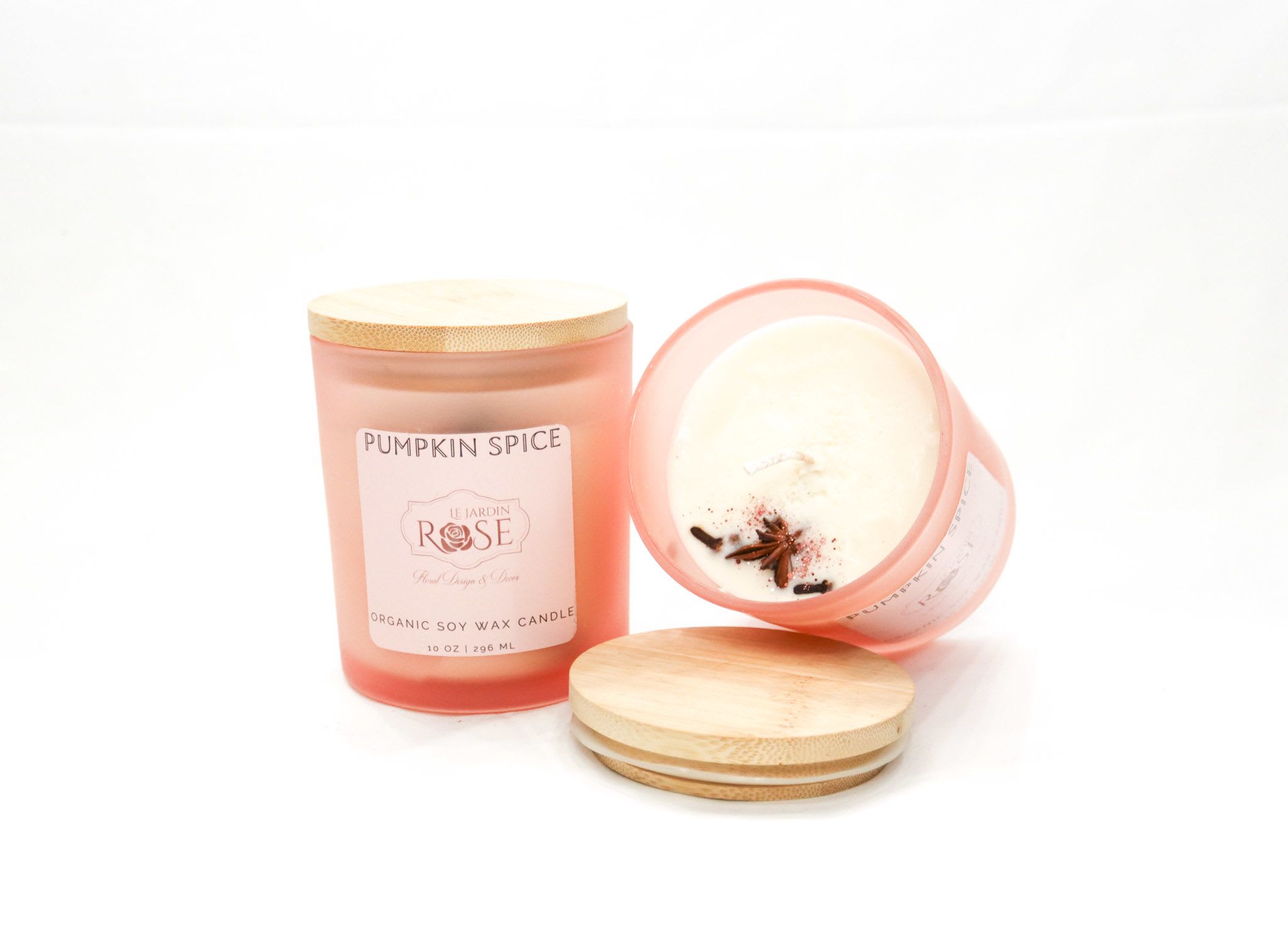 Organic Pumpkin Spice Soy Candle - Organic Pumpkin Spice Soy Wax Candle  Warm your space with the rich, cozy scent of our Organic Pumpkin Spice Soy Wax Candle. Hand-poured with 100% organic soy wax, this clean-burning candle blends fresh pumpkin, cinnamon, nutmeg, clove, and warm spices for the perfect autumn-inspired fragrance.  Crafted with natural, eco-friendly soy wax, this candle offers a long-lasting, non-toxic burn, making it a healthier choice for your home. Ideal for fall décor, holiday gatherings, or relaxing evenings, this pumpkin spice scented soy candle creates an inviting and comforting atmosphere.