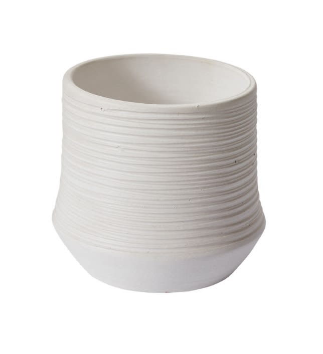 VALENTINE COLLECTION: OFFSHORE POT (DESIGNER CHOICE FLORAL) - Lush mound of seasonal floral and greenery in our OFFSHORE POT. Vase Dimensions: 9.5 x 9