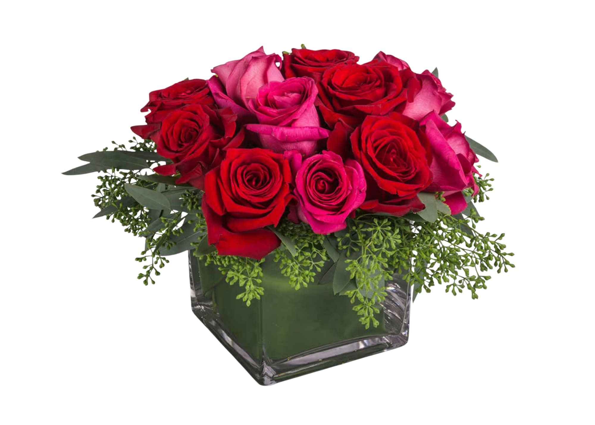 Sparks Fly - This rose combination is flirty, yet romantic. Sparks Fly is the perfect gift for your first Valentine's Day.  