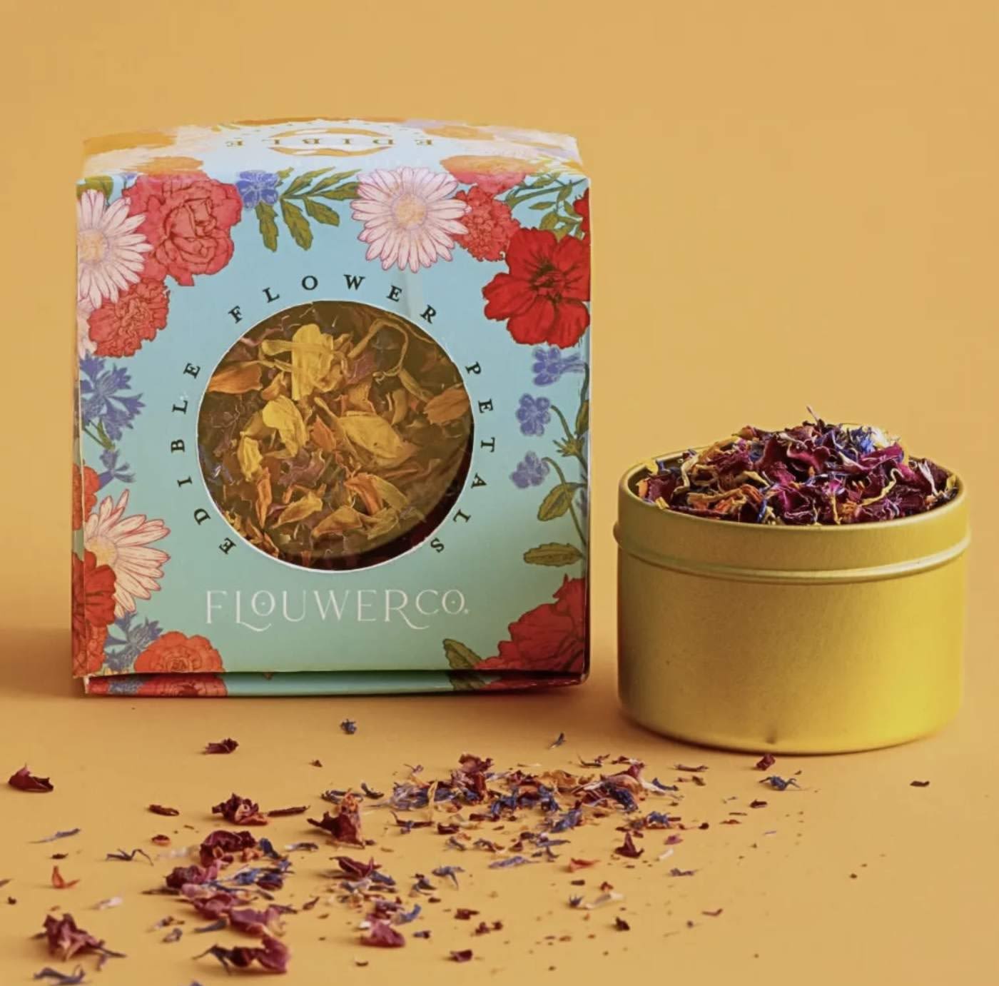 Bloom Sprinkle (Edible Flower Petals) - Transform everyday moments into extraordinary experiences with edible flower petals. Perfect for elevating dishes, mock tails and gifts, these petals are a delightful addition for foodies, gardeners, mixologists, and hosts. Ideal for weddings, curated gift boxes, and corporate baskets, they bring a touch of elegance to every occasion. Easy to use and endlessly versatile, they’re the perfect way to add beauty and flavor to your creations. Expect natural plant matter, as each petal is as authentic as it is enchanting.