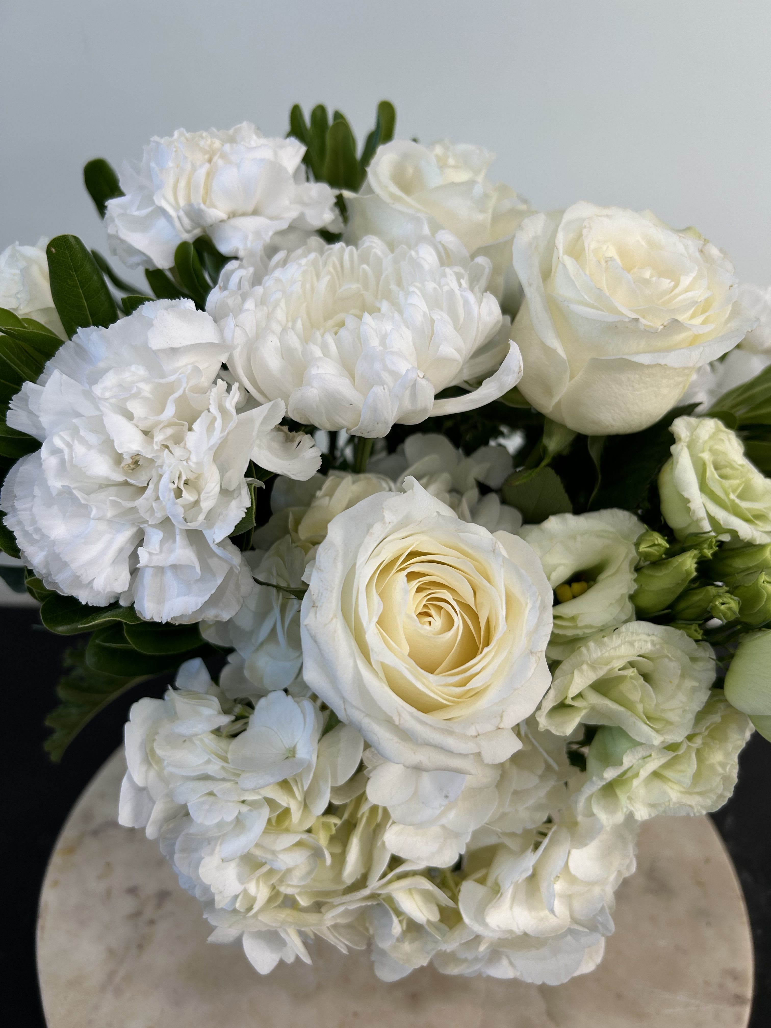 Winter White Collection - Annie Vase - Our Winter White Collection to brighten someone's day.  