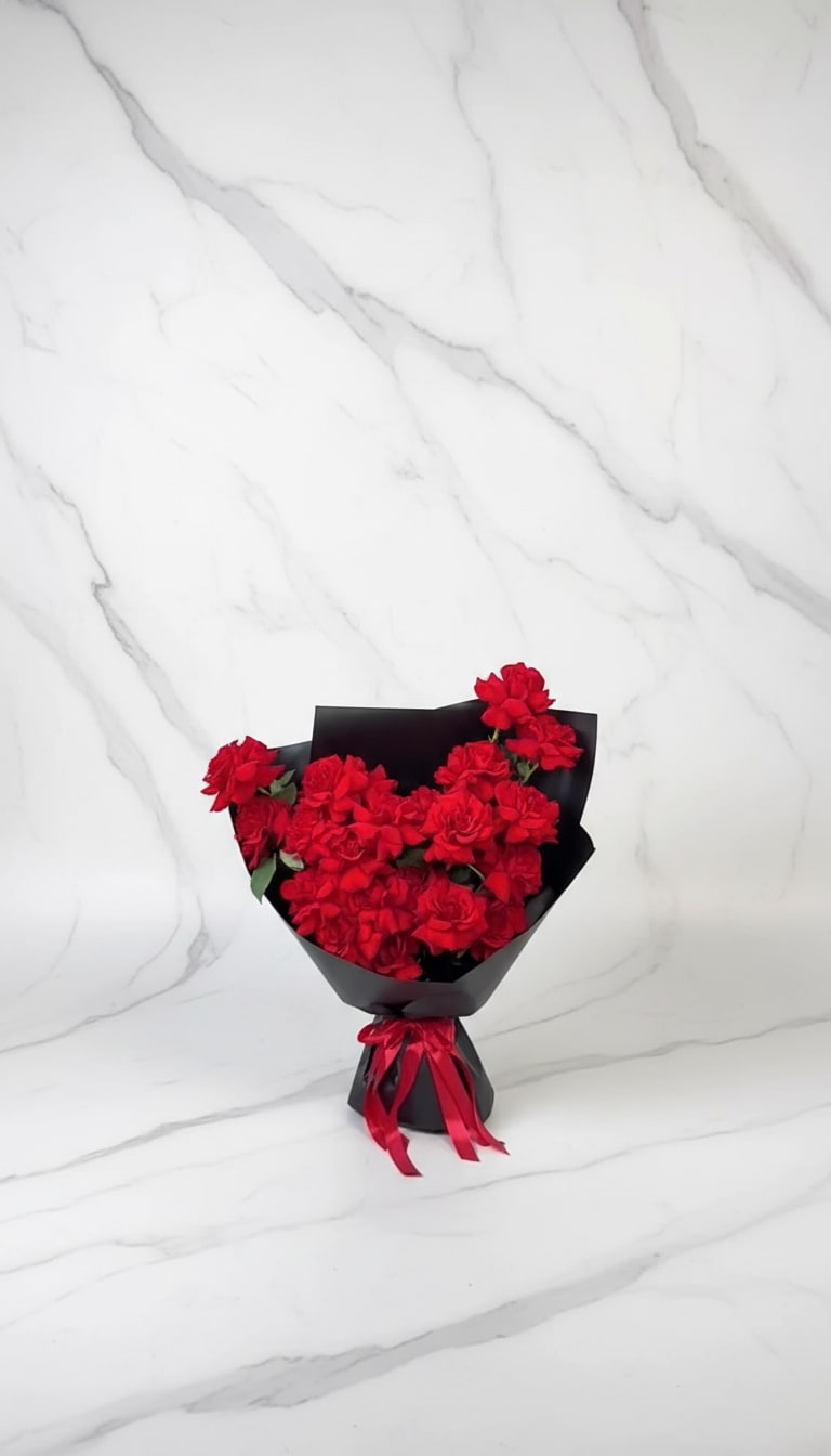 Reflexed With Love - Long stem roses reflexed to show their natural beauty.