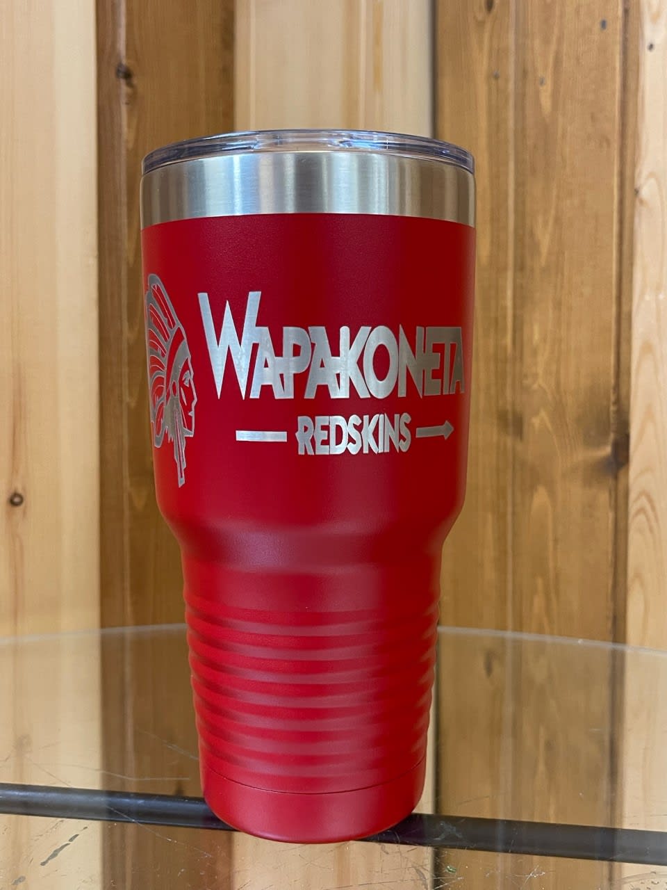30 oz Wapakoneta Redskin Tumbler  - Support your favorite Wapakoneta Redskin and brighten their day with this beautiful 30oz. tumbler.