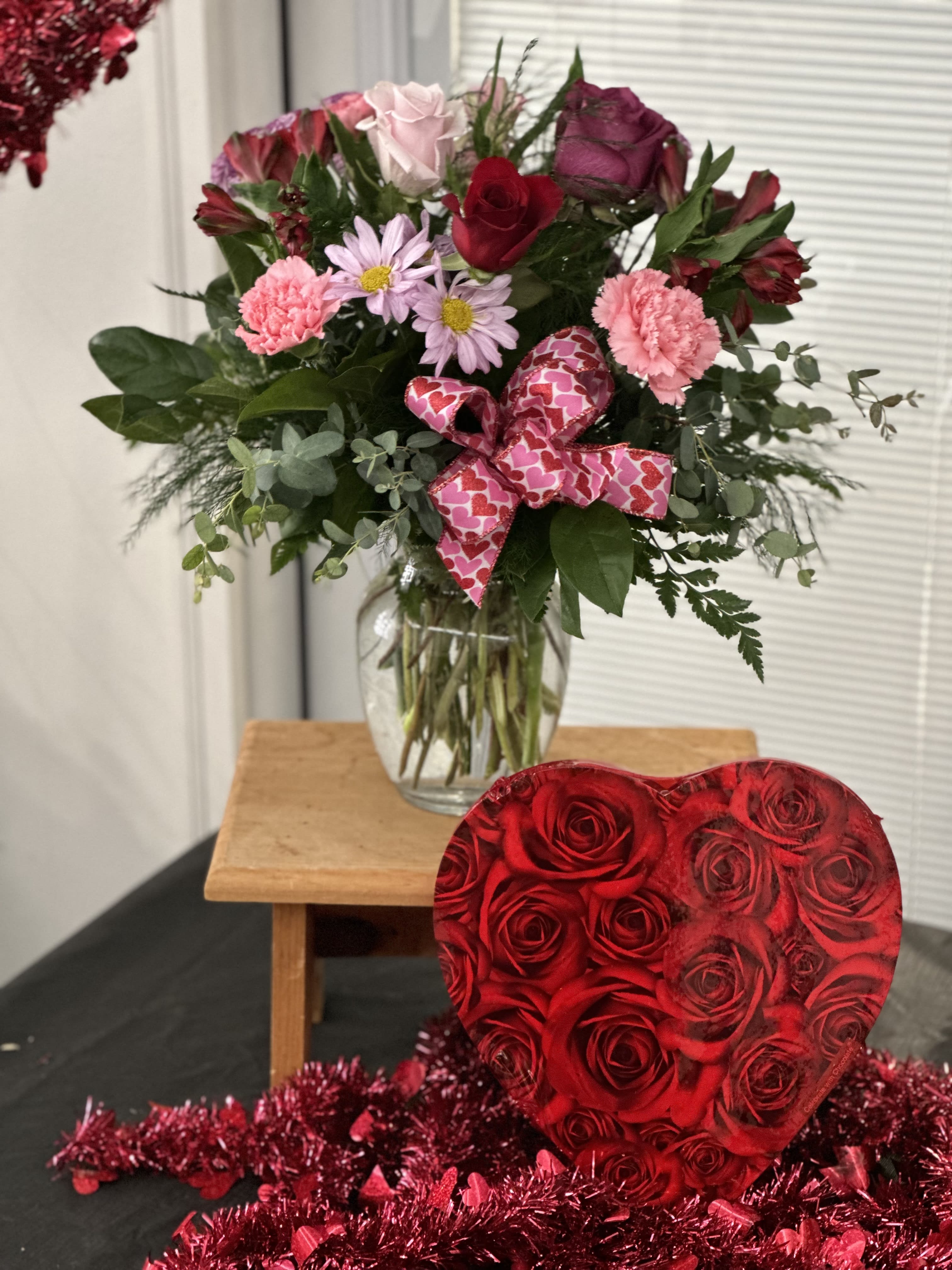 Forever You with Chocolates - Forever You with 8oz Heart-shaped Chocolates 