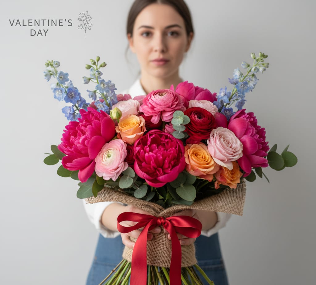 Valentine's Day Designer’s Choice Flower Bouquet | Fresh Mixed Blooms in Ajax, Ontario - Give our designer full creative freedom with this one‑of‑a‑kind mixed bouquet, created using the freshest seasonal flowers available in our Ajax, Ontario shop. Each Designer’s Choice arrangement is hand‑crafted just for your order, so no two bouquets are exactly alike, making it a perfect gift when you want something truly special. Ideal for birthdays, thank‑yous, get‑well wishes, or “just because,” this mixed bouquet is available for same‑day flower delivery across Ajax and the surrounding area. Simply choose your price point and colour preference, and our florist will design a stunning custom arrangement that reflects your sentiment beautiful.