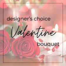 Valentines Designers Choice Bouquet - A lovely mix of flowers in Valentines colors styled in a presentation bouquet. Ready for you to arrange in your own vase.