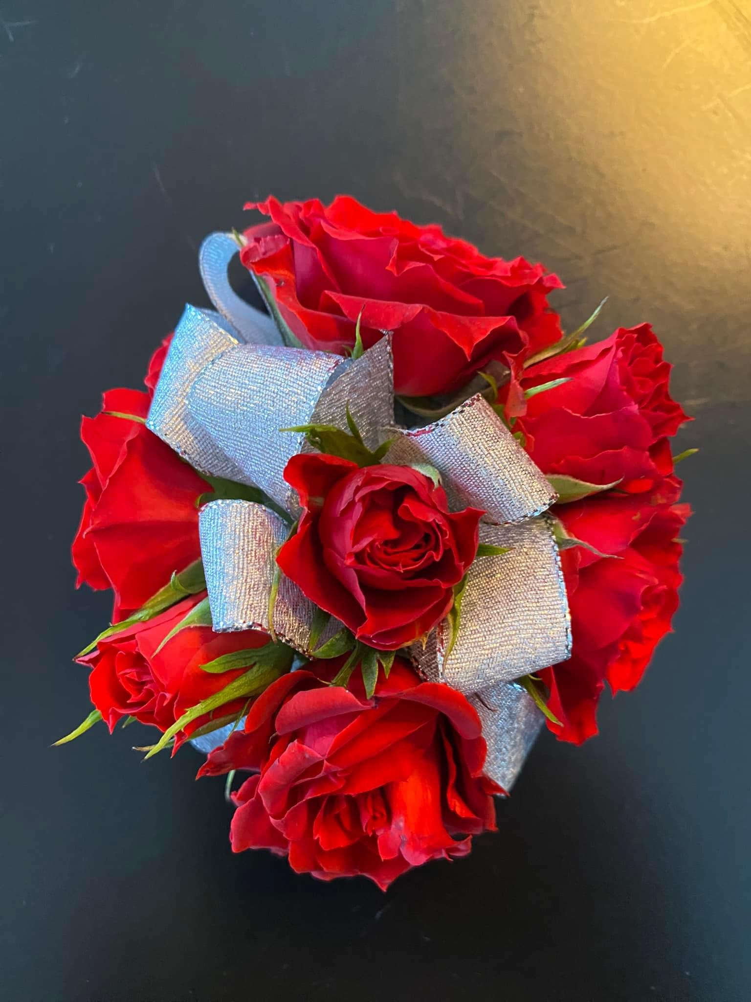 Rose Wristlet - Rose wristlet. Choose your colors with an accent color.