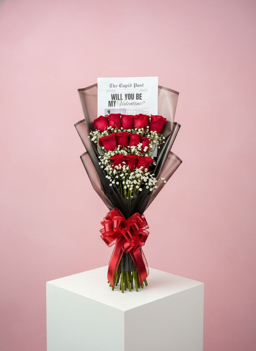 Seras Mi San Valentin Ramo - 12 roses