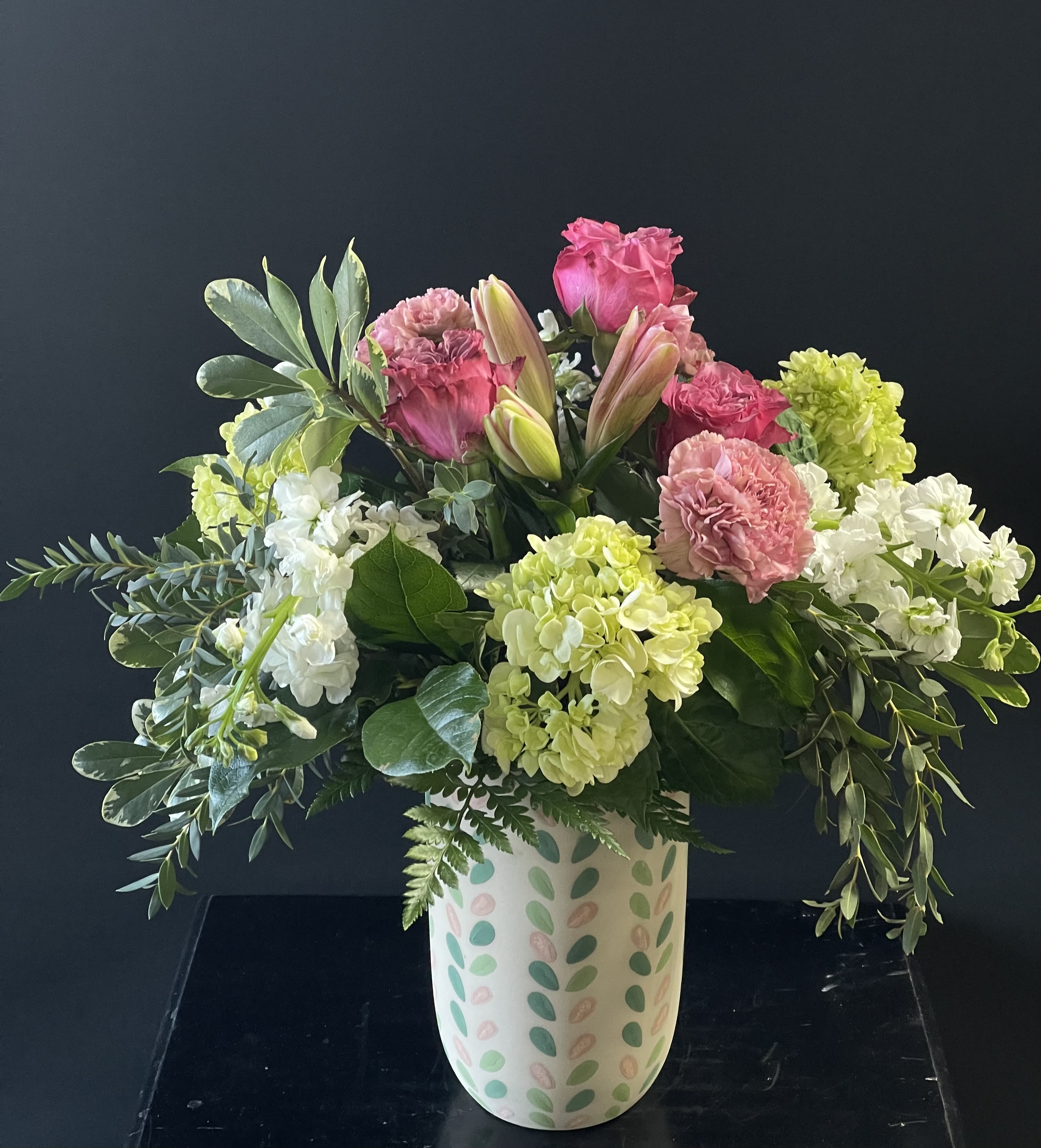 Spring Vase - Lush florals perfect for spring and summer!