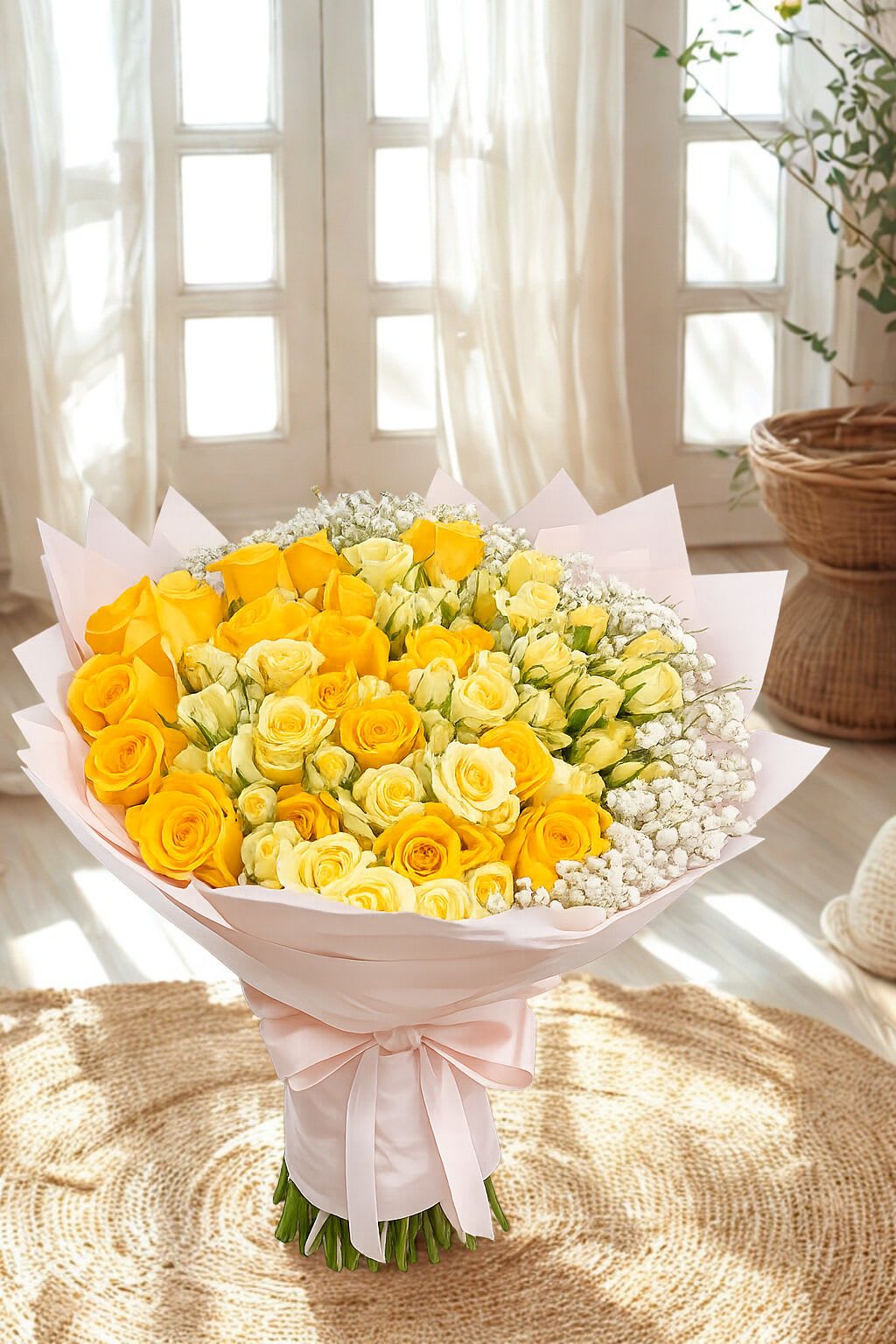 Yellow flowers - Bouquet of yellow flowers