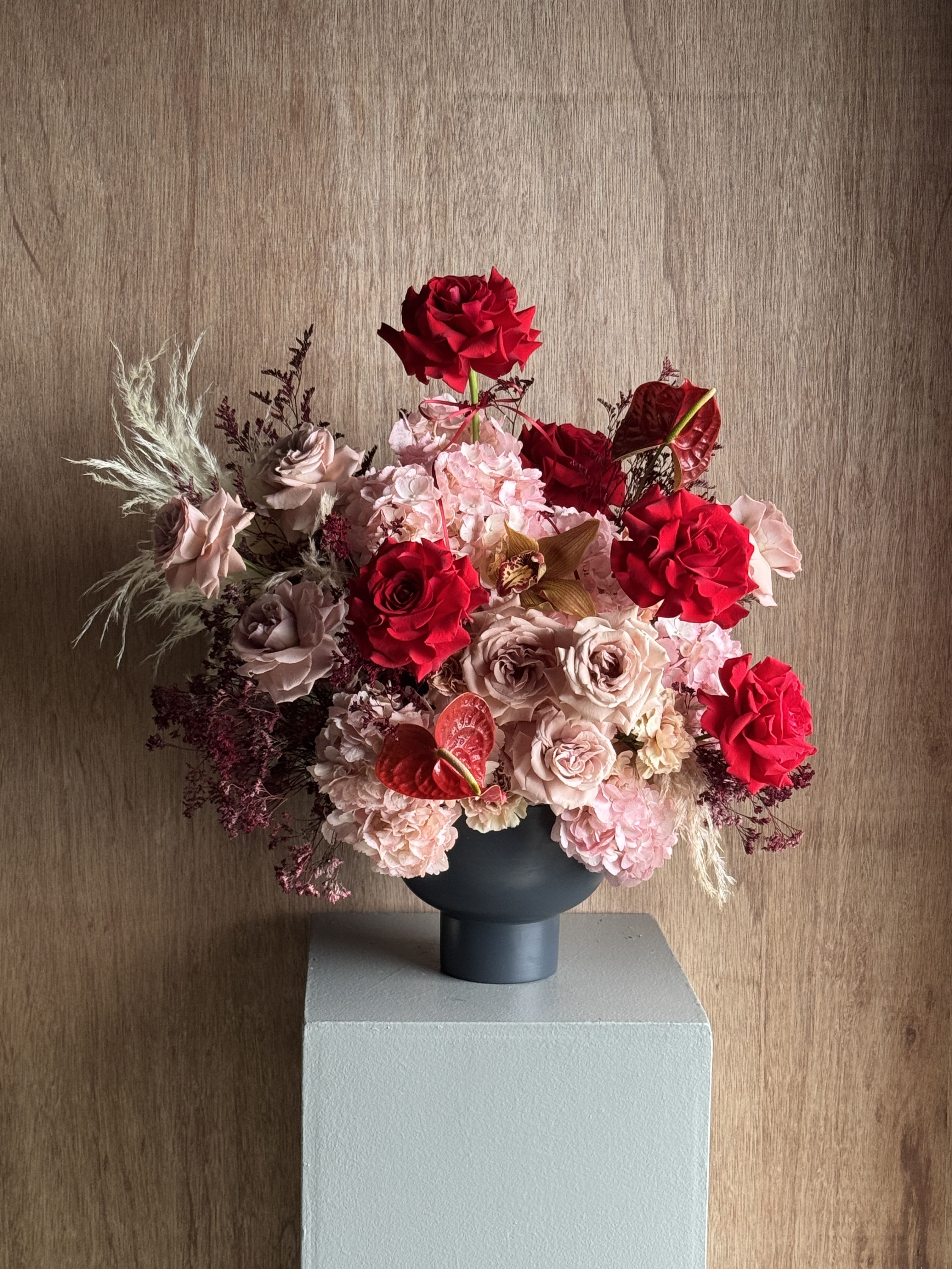 Special Vday vase  - Seasonal vase created for lovers!