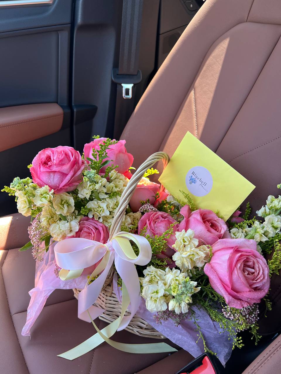 For Her - For Her A delicate floral basket designed to speak the language of love and admiration. Featuring lush pink roses, creamy stock, soft greenery, and subtle accents, this arrangement radiates tenderness and elegance. Finished with satin ribbons and a gentle aroma, For Her is a heartfelt gesture — perfect for expressing affection, gratitude, or simply celebrating the woman who means so much.