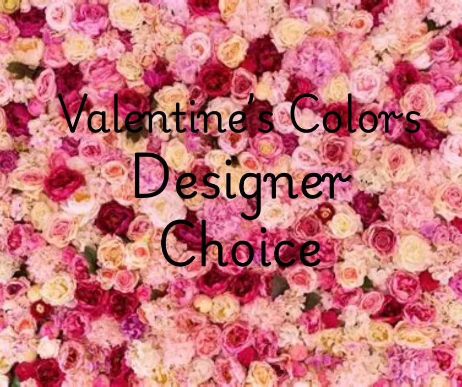 Valentine's Day Designer Choice - Allow our expert floral designers to create a beautiful red, pink and white arrangement with greenery. Everyone is unique and so should the flowers sent to someone you care about. Simply select one of the size options and we will design a unique arrangement with the freshest available florals in a coordinating container. Arranged by Hand Hand Delivered Expertly Designed Uniquely Curated 100% Quality Guarantee