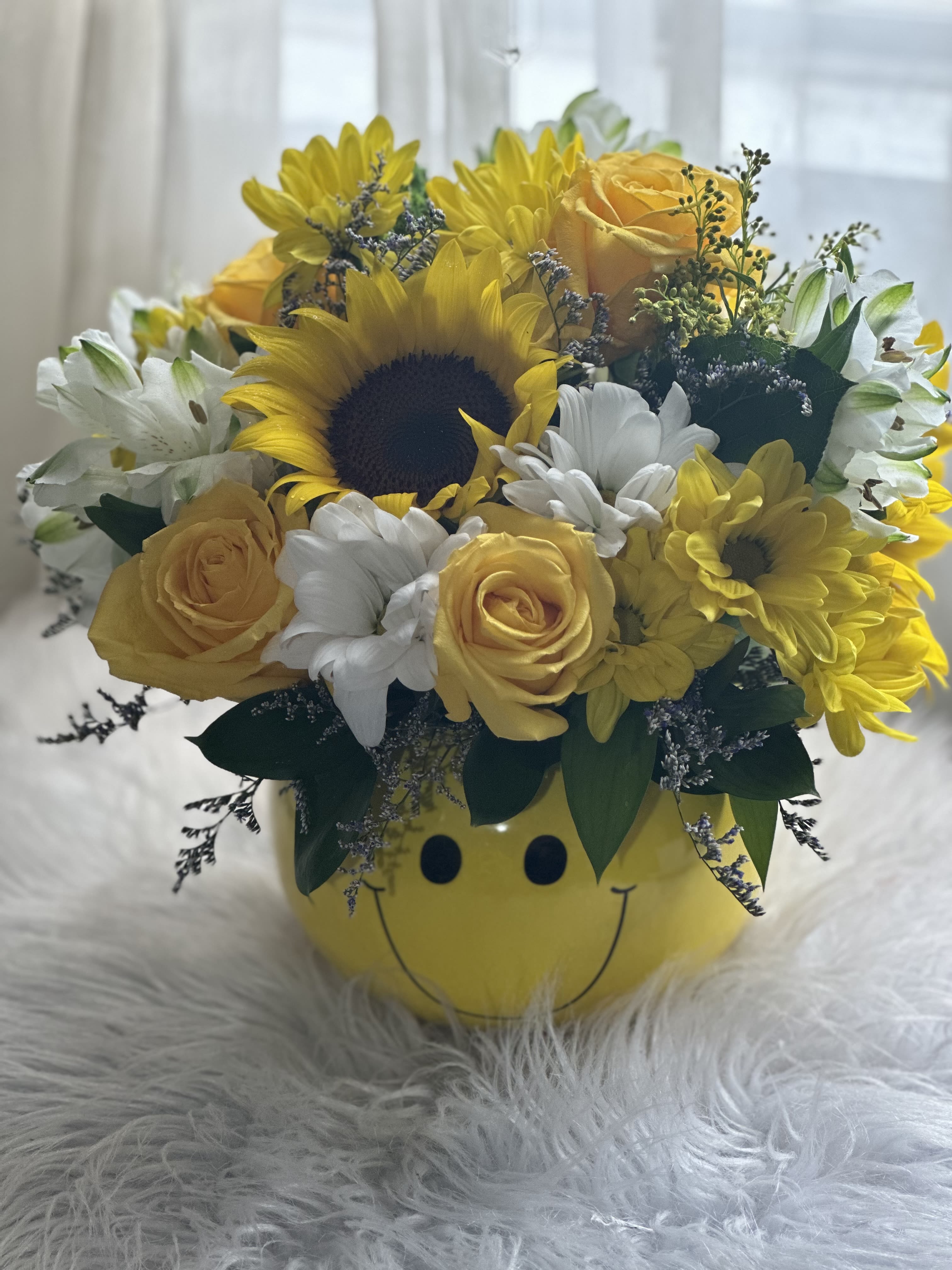 Be Happy  - Put a smile on their face with this bouquet of sunny blooms!